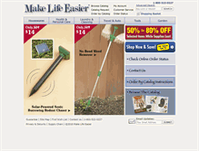 Tablet Screenshot of make-life-easier.com